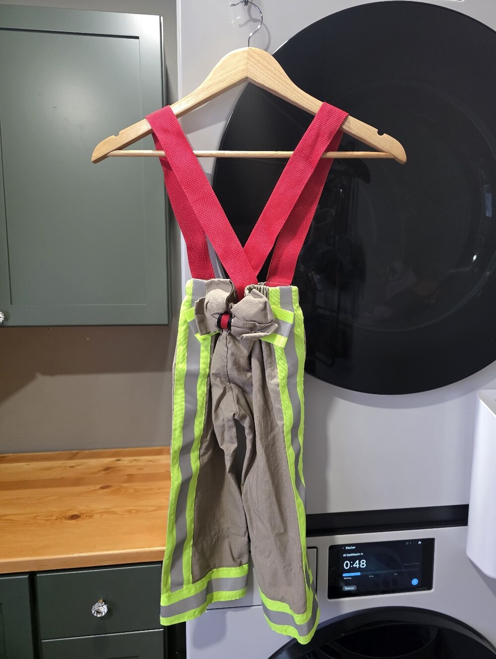 3T- Children's Firefighter Bunker Pants With Bow